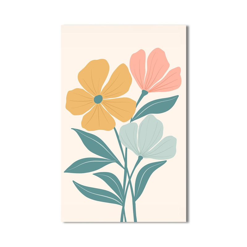 Artronauts Glass Print Soft Garden Harmony– Bohemian Tempered Glass Wall Art