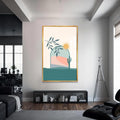 Artronauts Glass Print S | 72x46 cm | 28.3"x18.1" / Gold Desert Archscape– Bohemian Tempered Glass Wall Art