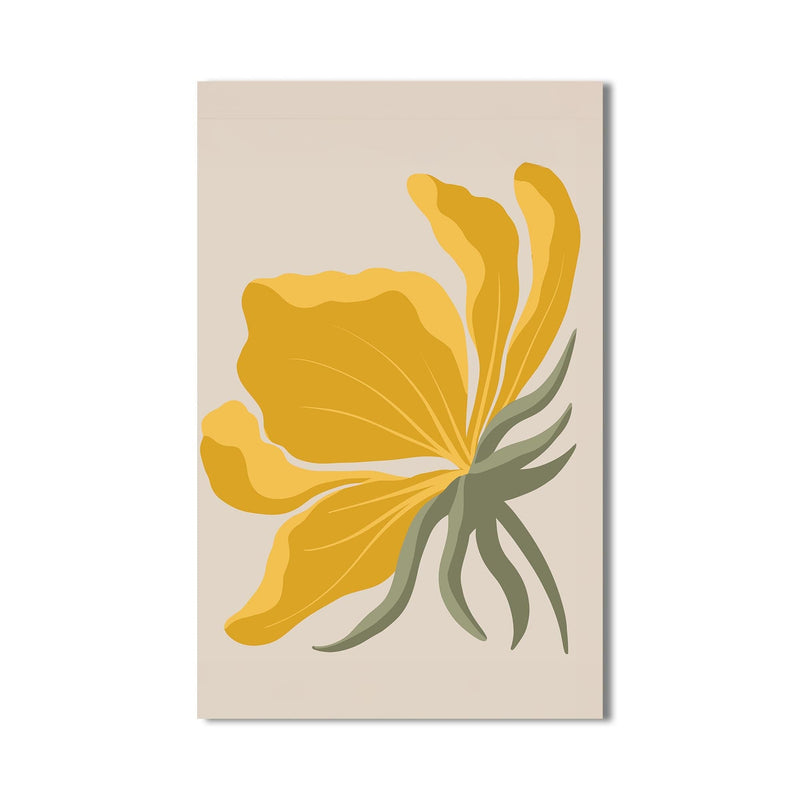 Artronauts Glass Print Golden Petal Flow– Bohemian Tempered Glass Wall Art
