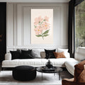 Artronauts Glass Print Blush Wildflower– Bohemian Tempered Glass Wall Art