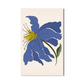 Artronauts Glass Print Blue Lily Poise– Bohemian Tempered Glass Wall Art