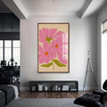 Artronauts Glass Print Pink Cosmos Bloom– Bohemian Tempered Glass Wall Art