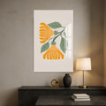 Artronauts Glass Print Golden Botanical Duo– Bohemian Tempered Glass Wall Art