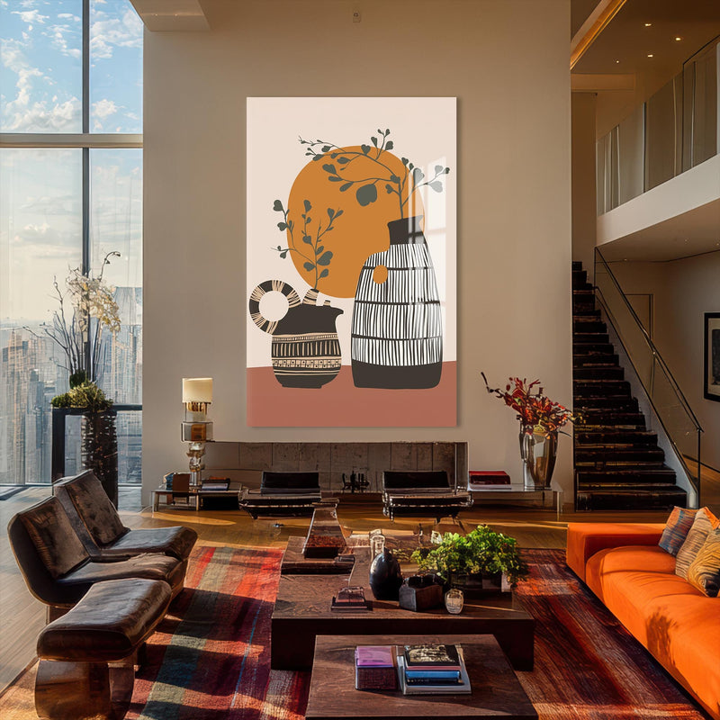 Artronauts Glass Print Sunlit Vessels– Bohemian Tempered Glass Wall Art