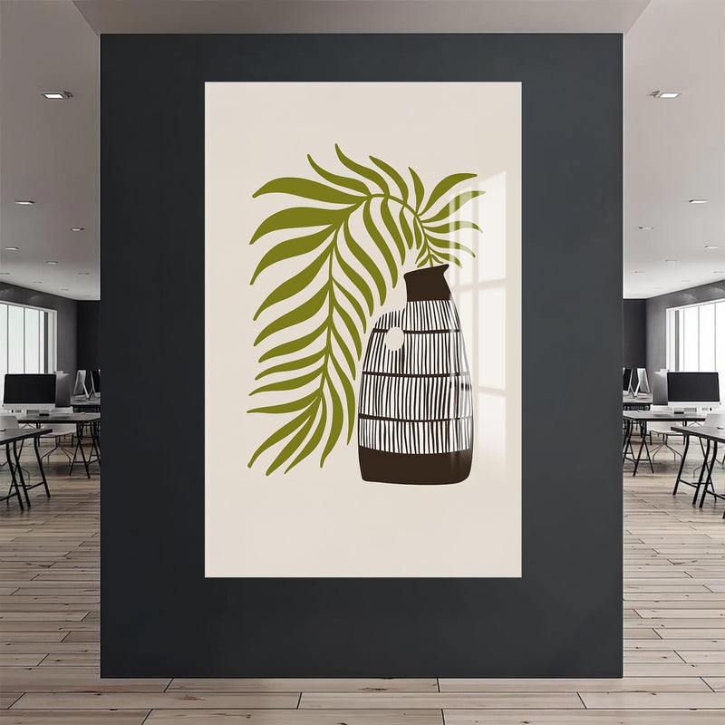 Artronauts Glass Print Palm Vessel– Bohemian Tempered Glass Wall Art