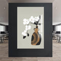 Artronauts Glass Print White Orchid Form– Bohemian Tempered Glass Wall Art