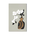 Artronauts Glass Print White Orchid Form– Bohemian Tempered Glass Wall Art