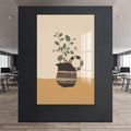 Artronauts Glass Print Earthy Pitcher– Bohemian Tempered Glass Wall Art