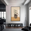 Artronauts Glass Print S | 72x46 cm | 28.3"x18.1" / Black Earthy Pitcher– Bohemian Tempered Glass Wall Art