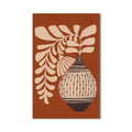 Artronauts Glass Print Terracotta Fern– Bohemian Tempered Glass Wall Art