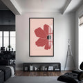 Artronauts Glass Print S | 72x46 cm | 28.3"x18.1" / Black Rose Petal Focus– Bohemian Tempered Glass Wall Art