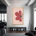 Artronauts Glass Print S | 72x46 cm | 28.3"x18.1" / Gold Rose Petal Focus– Bohemian Tempered Glass Wall Art
