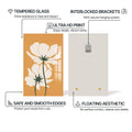 Artronauts Glass Print Golden Meadow Pair– Bohemian Tempered Glass Wall Art