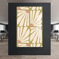 Artronauts Glass Print Daisy Pattern Flow– Bohemian Tempered Glass Wall Art