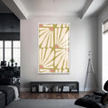 Artronauts Glass Print S | 72x46 cm | 28.3"x18.1" / White Daisy Pattern Flow– Bohemian Tempered Glass Wall Art