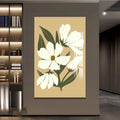 Artronauts Glass Print Soft Ivory Blooms– Bohemian Tempered Glass Wall Art