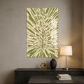Artronauts Glass Print Olive Palm Veins– Bohemian Tempered Glass Wall Art