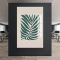 Artronauts Glass Print Teal Palm Grace– Bohemian Tempered Glass Wall Art