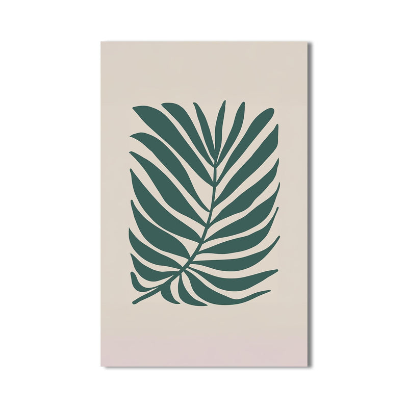 Artronauts Glass Print Teal Palm Grace– Bohemian Tempered Glass Wall Art