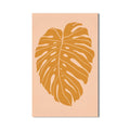 Artronauts Glass Print Golden Monstera– Bohemian Tempered Glass Wall Art