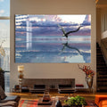 Artronauts Glass Print Sunset Flight – Animal Tempered Glass Wall Art