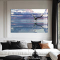 Artronauts Glass Print Sunset Flight – Animal Tempered Glass Wall Art