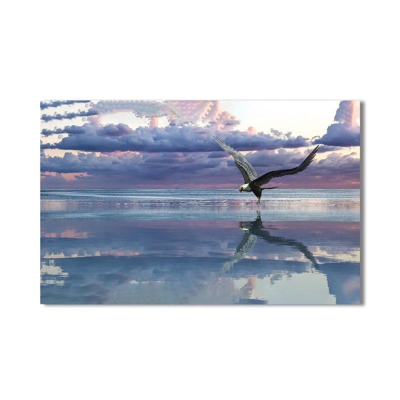 Artronauts Glass Print Sunset Flight – Animal Tempered Glass Wall Art