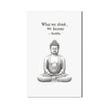 Artronauts Glass Print Mind Becomes-  Buddhism Tempered Glass Wall Art