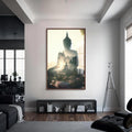 Artronauts Glass Print S | 72x46 cm | 28.3"x18.1" / Walnut Inner Realm- Buddhism Tempered Glass Wall Art