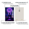 Artronauts Glass Print Third Eye Awakening- Buddhism Tempered Glass Wall Art