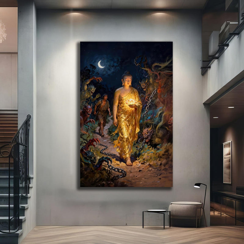 Artronauts Glass Print Lotus Within- Buddhism Tempered Glass Wall Art
