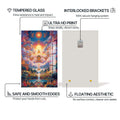 Artronauts Glass Print Sacred Realm-  Buddhism Tempered Glass Wall Art