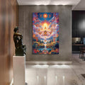 Artronauts Glass Print Sacred Realm-  Buddhism Tempered Glass Wall Art