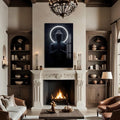 Artronauts Glass Print Silent Halo-  Buddhism Tempered Glass Wall Art