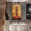 Artronauts Glass Print Lotus Path- Buddhism Tempered Glass Wall Art