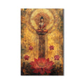Artronauts Glass Print Lotus Path- Buddhism Tempered Glass Wall Art