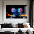 Artronauts Glass Print Neon Mantis Strike – Animal Tempered Glass Wall Art