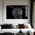 Artronauts Glass Print Black Ant Warrior – Animal Tempered Glass Wall Art