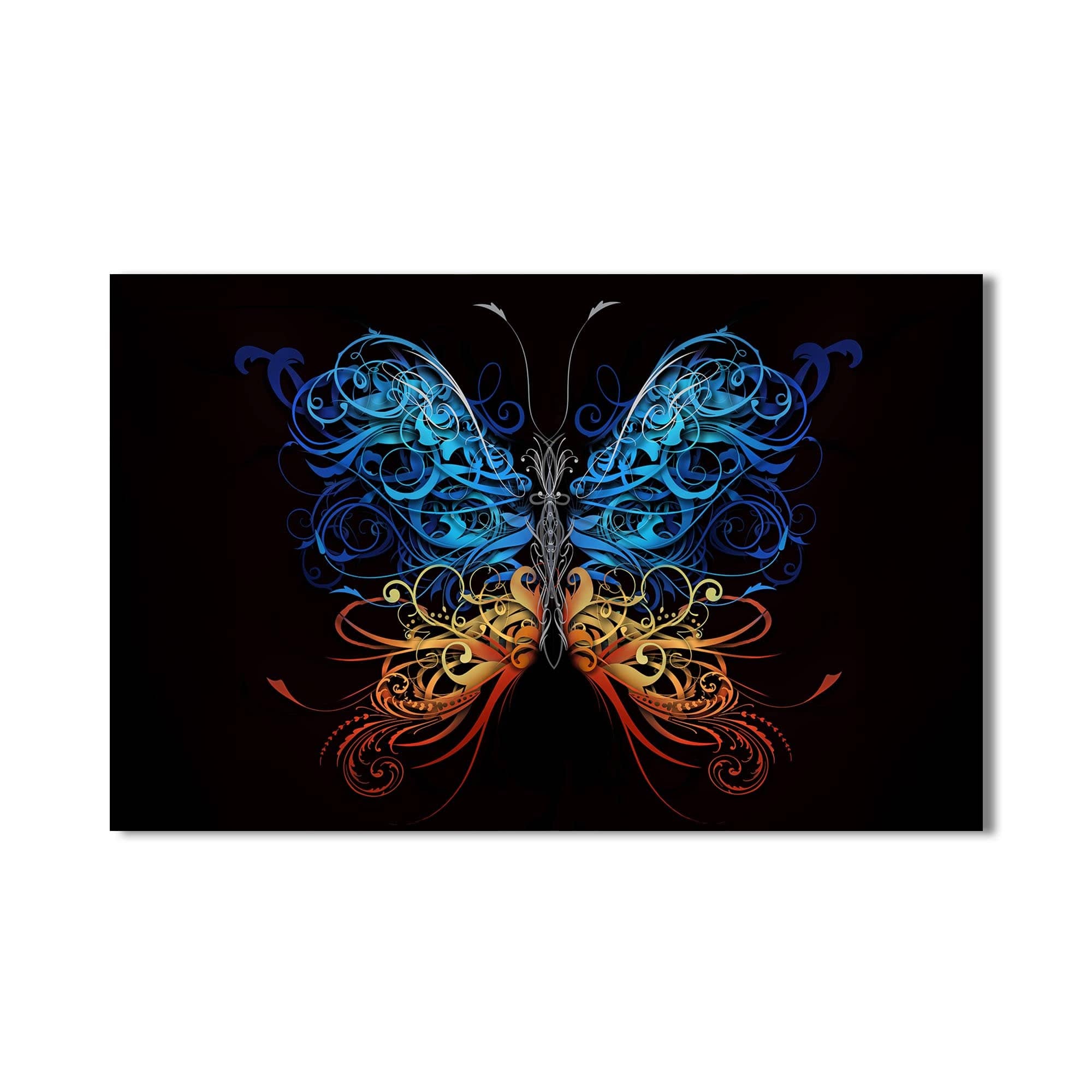 Artronauts Glass Print Floral Bluefire Butterfly – Animal Tempered Glass Wall Art