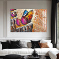 Artronauts Glass Print Vibrant Barkland Butterfly – Animal Tempered Glass Wall Art