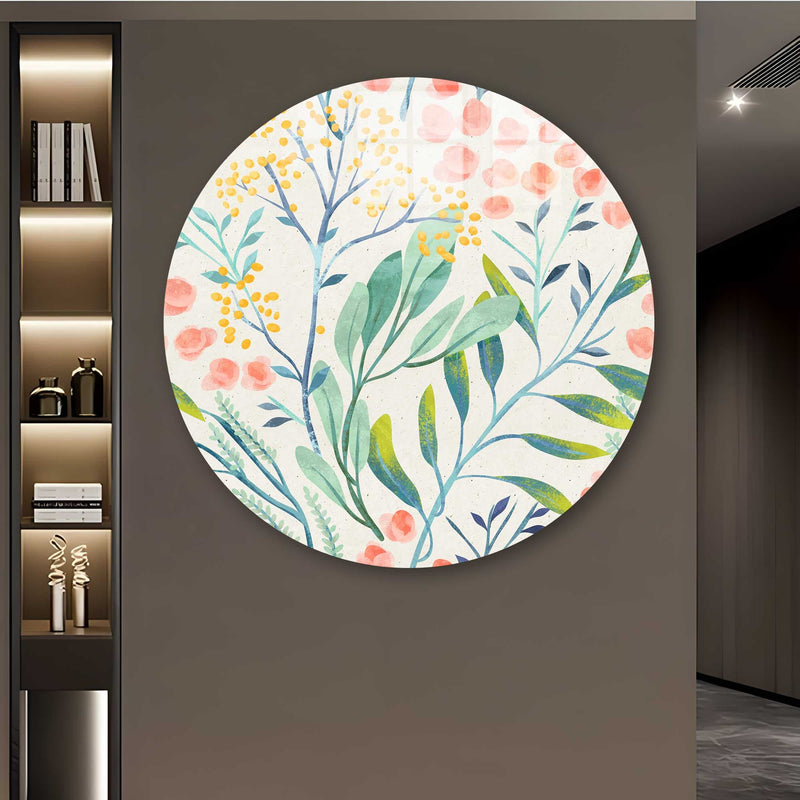 Artronauts Glass Print Botanic - Round