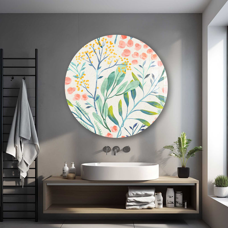 Artronauts Glass Print Botanic - Round