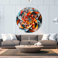 Artronauts Glass Print Wind Vane - Rounded Glass Wall Art