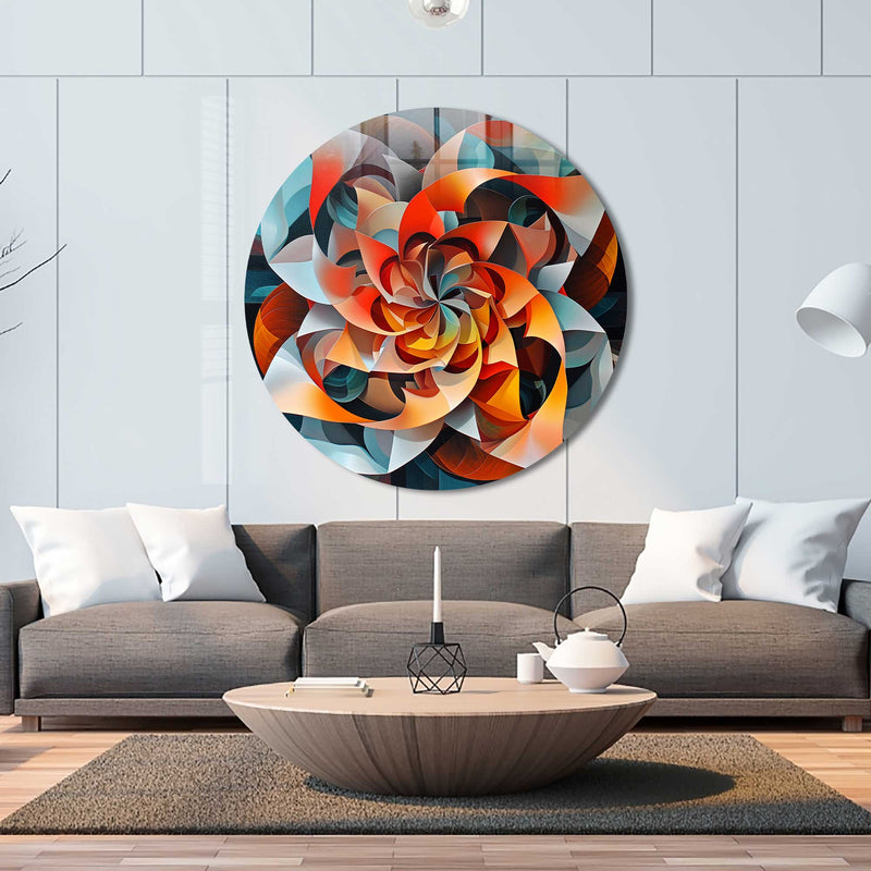 Artronauts Glass Print Wind Vane - Rounded Glass Wall Art