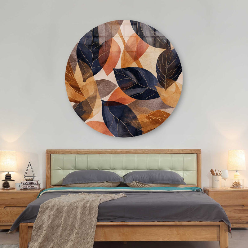 Artronauts Glass Print Autumn - Rounded Glass Wall Art