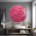 Artronauts Glass Print Pinky Tree - Rounded Glass Wall Art