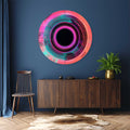 Artronauts Glass Print Mechanical Eye - Rounded Glass Wall Art