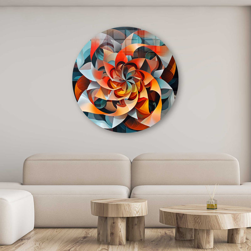 Artronauts Glass Print Wind Vane - Rounded Glass Wall Art