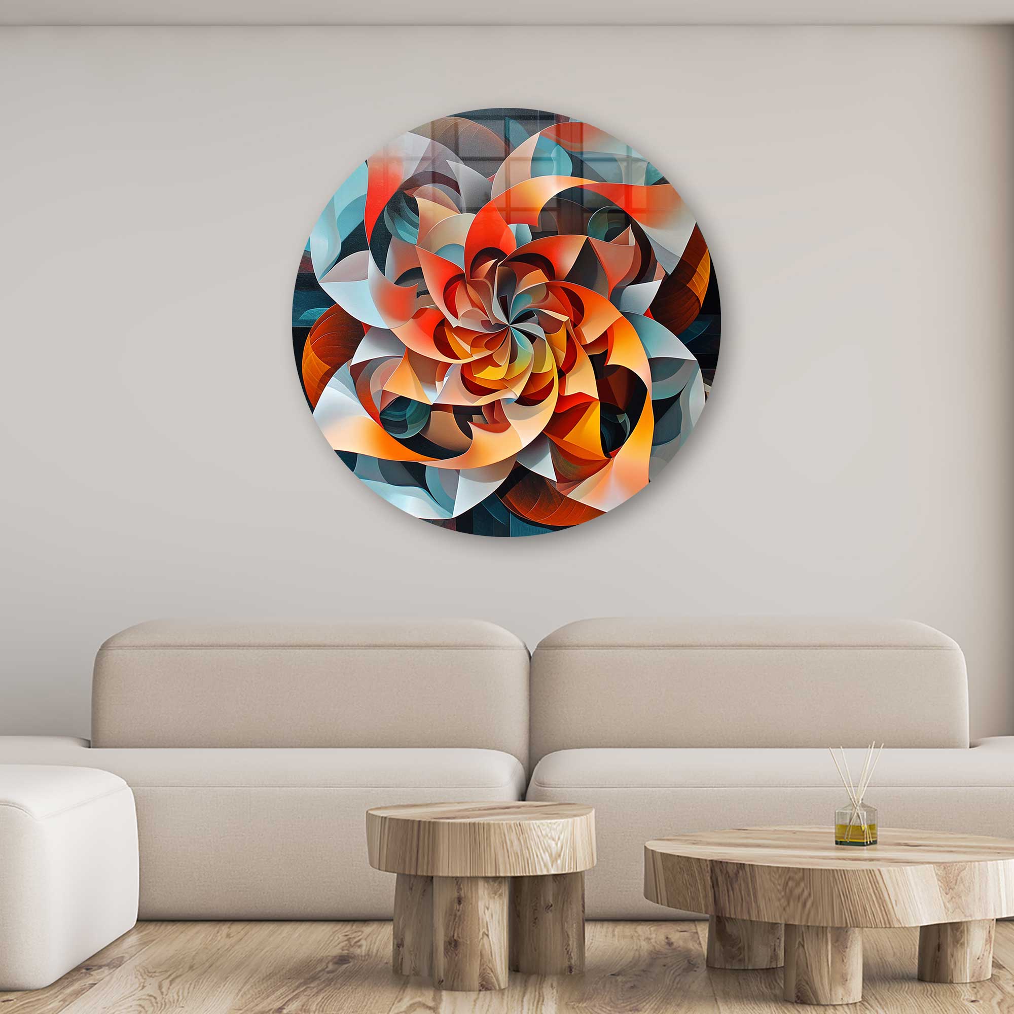 Wind Vane - Rounded Glass Wall Art