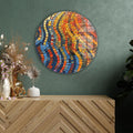 Artronauts Glass Print Mosaic Circles - Rounded Glass Wall Art